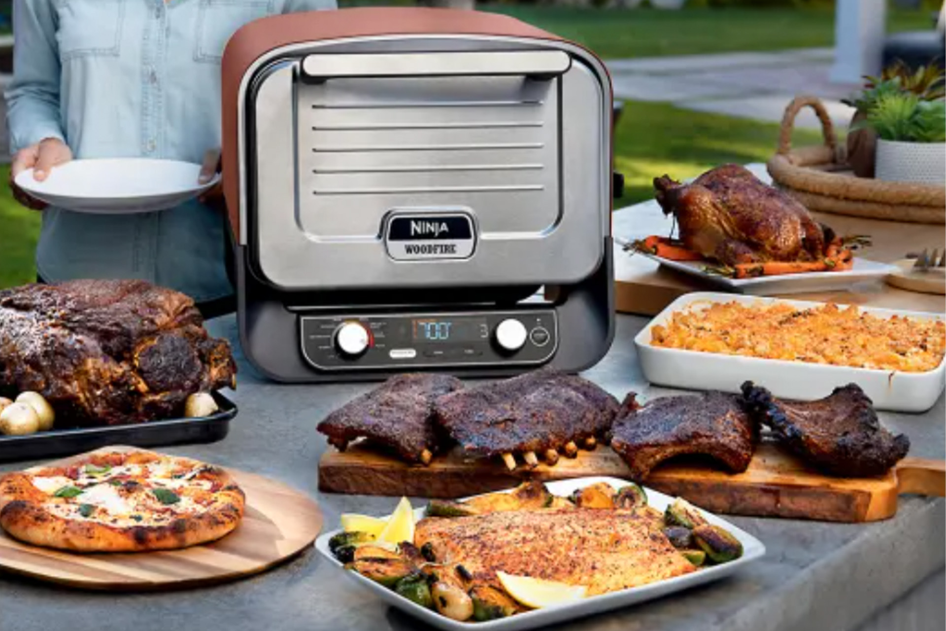 Ninja launches outdoor woodfire electric BBQ Grill and Smoker for