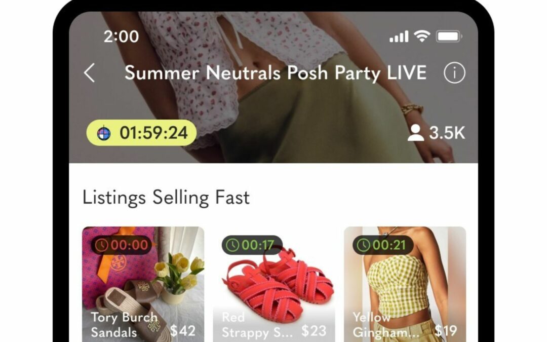 Poshmark Adds Live Events To Boost Sales, Community Engagement