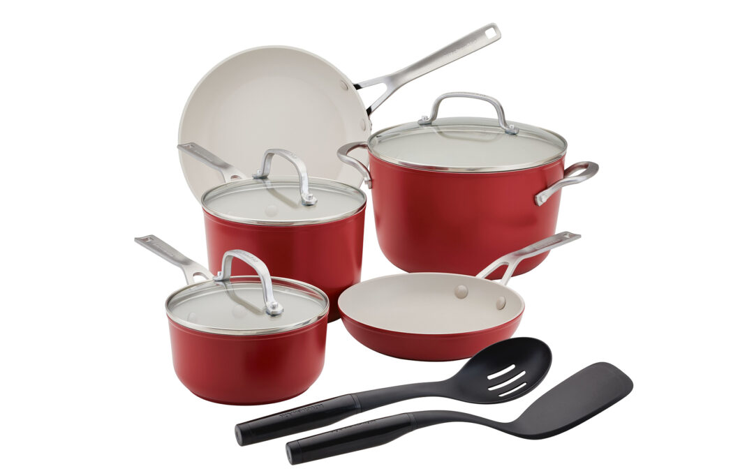 Meyer Launches KitchenAid Ceramic-Nonstick Forged Aluminum Cookware at Walmart